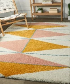 Balta Levine All Area Rugs And Runners Modern Geometric Berber Shag Soft Area Rug