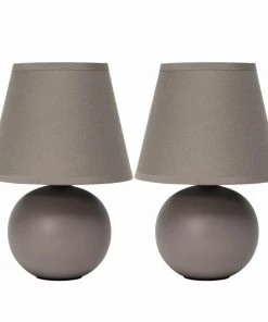 Modern Rugs And Decor Mini 9 Inch Table Lamp Set Home Décor