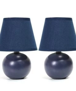 Modern Rugs And Decor Mini 9 Inch Table Lamp Set Home Décor