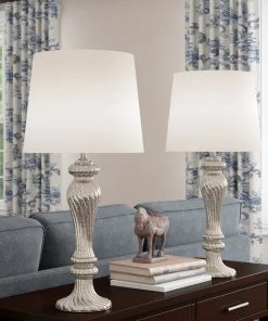 Modern Rugs And Decor 26 Inch Table Lamp Set (Set Of 2)