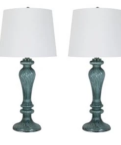 Modern Rugs And Decor 26 Inch Table Lamp Set (Set Of 2)