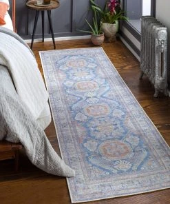 Artistic Weavers Triple Medallion Printed Machine Washable Area Soft Rug All Area Rugs And Runners