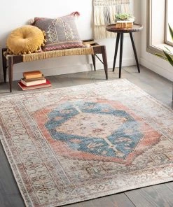 Artistic Weavers All Area Rugs And Runners Distressed Medallion Printed Machine Washable Area Soft Rug