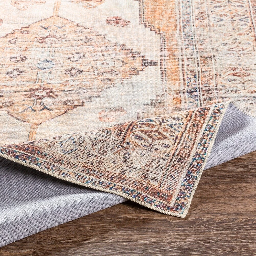 Artistic Weavers All Area Rugs And Runners Distressed Medallion Printed Machine Washable Area Soft Rug 5 Artistic Weavers All Area Rugs And Runners Distressed Medallion Printed Machine Washable Area Soft Rug