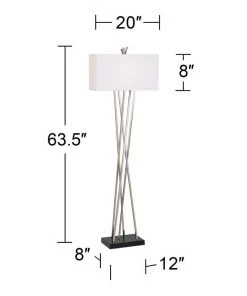 Lamp Plus Possini Euro Design Asymmetry Floor Lamp Lamps