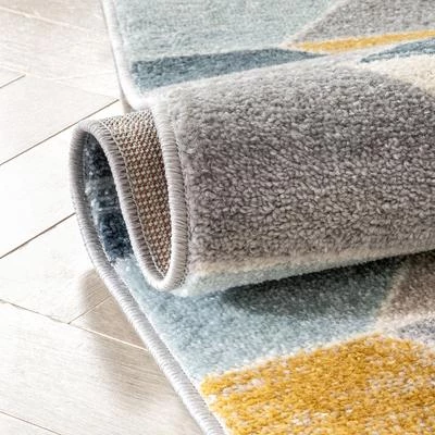 Ww All Area Rugs And Runners Maddox Blue Modern Geometric Rug 4 Ww All Area Rugs And Runners Maddox Blue Modern Geometric Rug