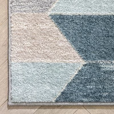 Ww All Area Rugs And Runners Maddox Blue Modern Geometric Rug 3 Ww All Area Rugs And Runners Maddox Blue Modern Geometric Rug