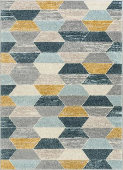 Ww All Area Rugs And Runners Maddox Blue Modern Geometric Rug 2 Ww All Area Rugs And Runners Maddox Blue Modern Geometric Rug