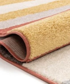 Well Woven Modern Abstract Terracotta Soft Area Rug