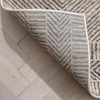 Well Woven All Area Rugs And Runners Tribal Geometric Beige Distressed High-Low Soft Area Rug 4 Well Woven All Area Rugs And Runners Tribal Geometric Beige Distressed High-Low Soft Area Rug