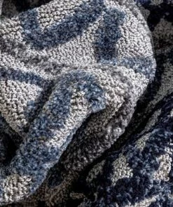 Well Woven Blue Modern Suzani Soft Area Rug