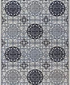Well Woven Blue Modern Suzani Soft Area Rug