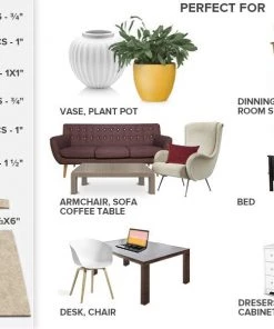 Modern Rugs And Decor Rug Pads/Grippers Furniture Felt Pads For Hardwood & Laminate Flooring Protection - 133 Pcs Various Sizes 10 Modern Rugs And Decor Rug Pads/Grippers Furniture Felt Pads For Hardwood & Laminate Flooring Protection - 133 Pcs Various Sizes