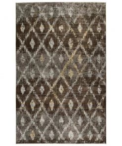 Bombay Tiziano Collection Chocolate Soft Area Rug