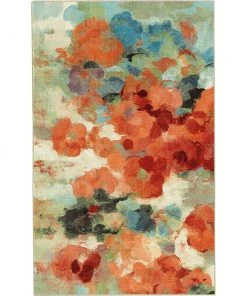 All Area Rugs And Runners Mohawk Home Colorful Abstract Floral Garden Area Soft Rug