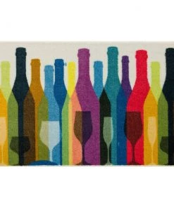 Modern Rugs And Decor All Area Rugs And Runners Home Colorful Bottles Kitchen Mat Scatter Rug