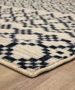 Mohawk Home Geometric Aztec Bands Contemporary Cream/Navy Soft Area Rug 6 Mohawk Home Geometric Aztec Bands Contemporary Cream/Navy Soft Area Rug