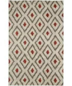 Mohawk Home Laguna Tribal Diamond Shag Soft Area Rug
