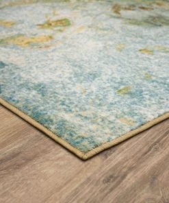 Home Modern Abstract Marble Ink Multicolor Soft Area Rug All Area Rugs And Runners