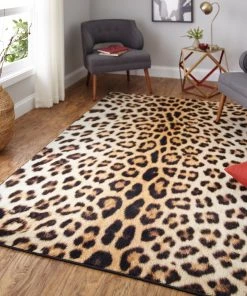 Mohawk Home Cheetah Spots Animal Print Soft Area Rug All Area Rugs And Runners