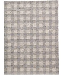 Momeni Geo India Hand Made Wool Geometric Area Rug - Grey