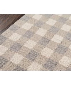 Momeni Geo India Hand Made Wool Geometric Area Rug - Grey