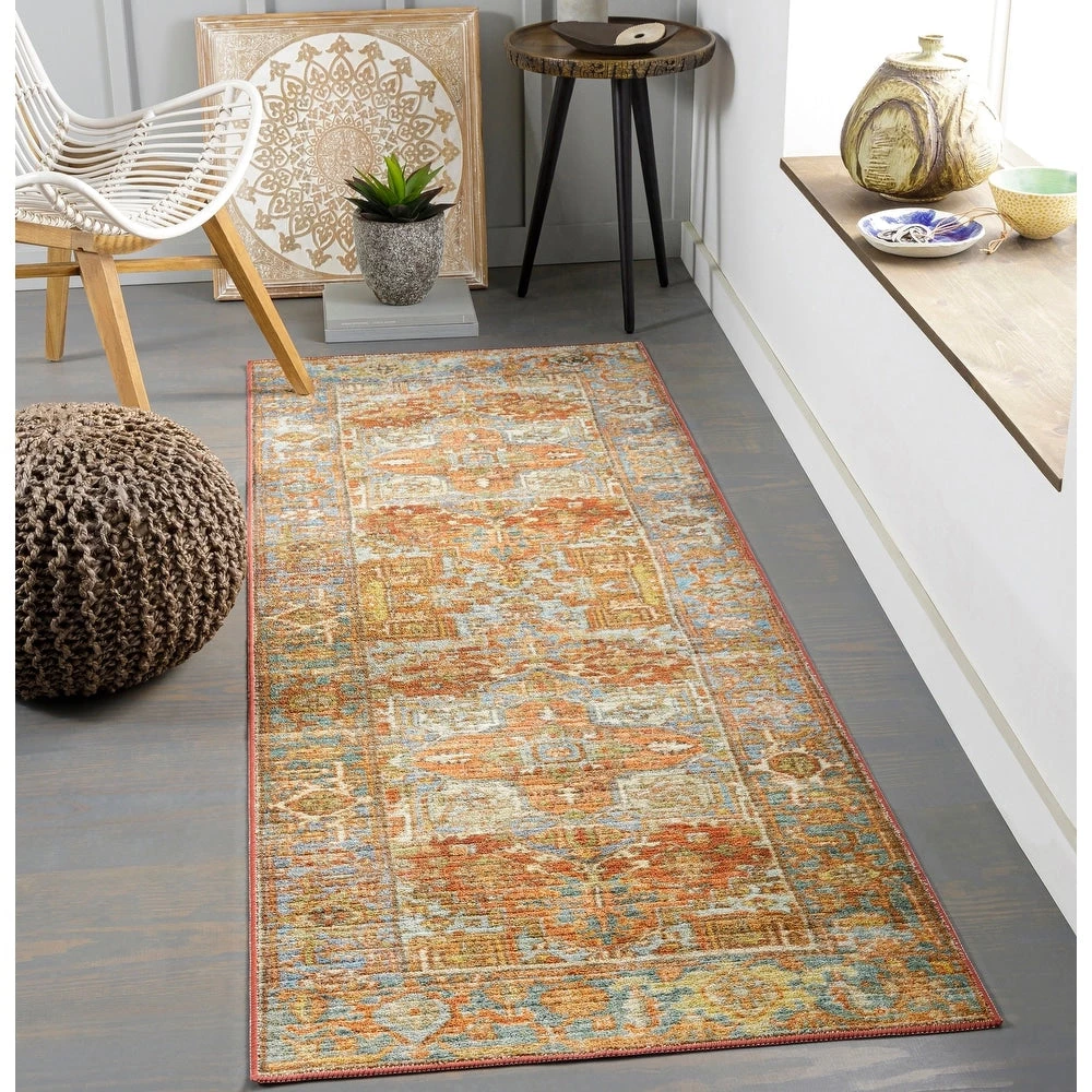 Artistic Weavers Persian Machine Washable Area Soft Rug 8 Artistic Weavers Persian Machine Washable Area Soft Rug