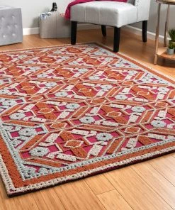 Bombay Montrose Indoor/Outdoor Pink Soft Area Rug All Area Rugs And Runners