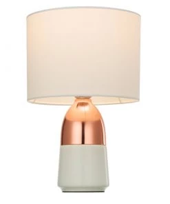 Modern Rugs And Decor 2-Tone 12 Inch Table Lamp Set (Set Of 2) Home Décor