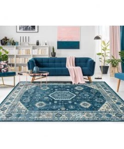 Noori Sapphire Distressed Francisca Soft Area Rug