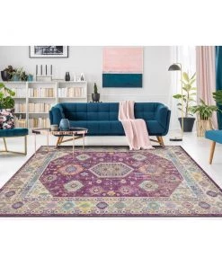 Noori Sapphire Distressed Francisca Soft Area Rug