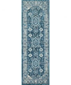 Noori Sapphire Distressed Francisca Soft Area Rug
