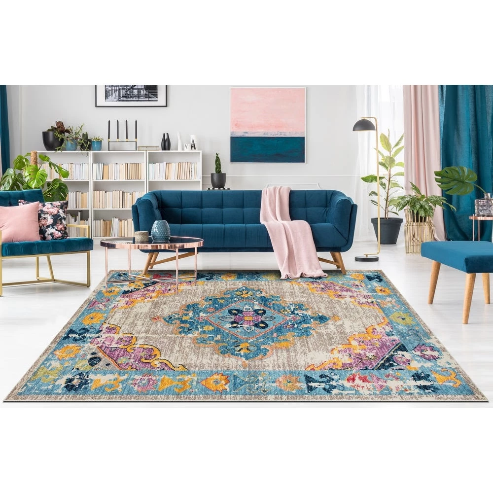 Noori Distressed Jerilyn Soft Area Rug 1 Noori Distressed Jerilyn Soft Area Rug