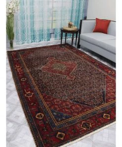 All Area Rugs And Runners Noori Rug Vintage Distressed Phillis Blue/Red Soft Area Rug