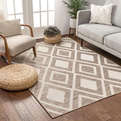 Well Woven Modern Bold Flatweave Beige Soft Area Rug 1 Well Woven Modern Bold Flatweave Beige Soft Area Rug