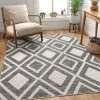 Well Woven Modern Bold Flatweave Grey Soft Area Rug All Area Rugs And Runners