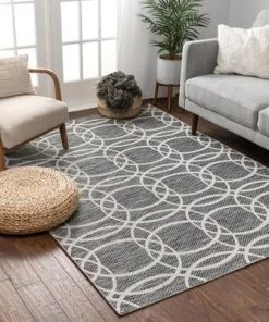 Well Woven Modern Geometric Flatweave Grey Soft Area Rug All Area Rugs And Runners