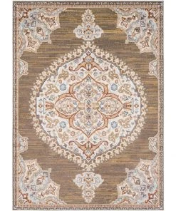 OPVM Vintage Ivory Brown Area Rug All Area Rugs And Runners