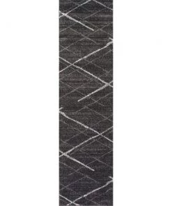 FAS Stripes Dark Gray Soft Area Rugs All Area Rugs And Runners