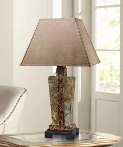 Uttermost Slate & Copper Indoor-Outdoor Table Lamp Lamps