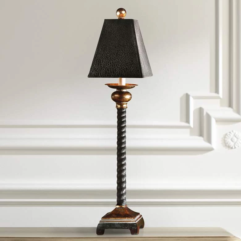 Uttermost Bellcord Black And Bronze Buffet Table Lamp Lamps 1 Uttermost Bellcord Black And Bronze Buffet Table Lamp Lamps