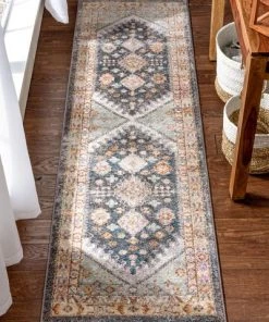 Modern Rugs And Decor All Area Rugs And Runners Vera Vintage Blue Tribal Diamond Medallion Pattern Area Rug 17 Modern Rugs And Decor All Area Rugs And Runners Vera Vintage Blue Tribal Diamond Medallion Pattern Area Rug