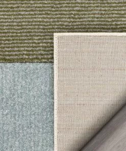 WW Addy Mid-Century Modern Geometric Squares Multi Distressed High-Low Rug All Area Rugs And Runners