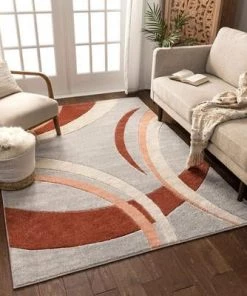 Well Woven Abstract Modern Grey Soft Area Rug All Area Rugs And Runners