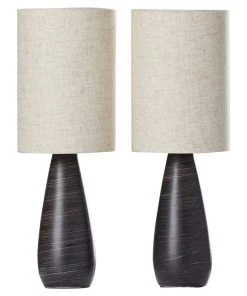 Modern Rugs And Decor Ceramic Dark Bronze 17.5