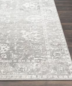 Reimes Gray Distressed Artictis Weavers Havana Distressed Light Gray White Soft Area Rug