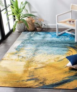 Safavieh Barbados Fridoline Tropical Indoor/ Outdoor Patio Backyard Soft Rug