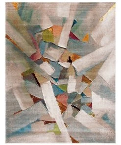 SAFAVIEH All Area Rugs And Runners Porcello Gennady Mid-Century Modern Abstract Rug