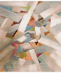 SAFAVIEH All Area Rugs And Runners Porcello Gennady Mid-Century Modern Abstract Rug