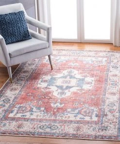 Safavieh Serapi Alki Shabby Chic Distressed Machine Washable Soft Rug